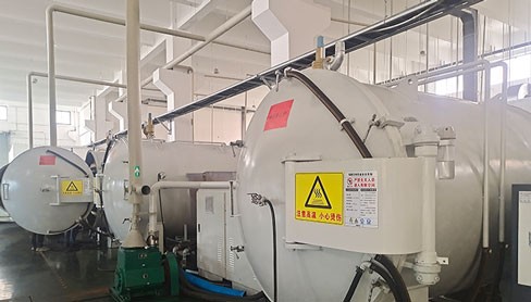 Horizontal high temperature graphitization furnace